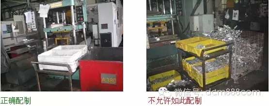 鋁合金壓鑄件切邊后的廢料放置