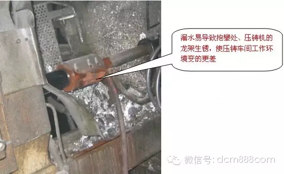  模具、壓鑄機(jī)的漏水